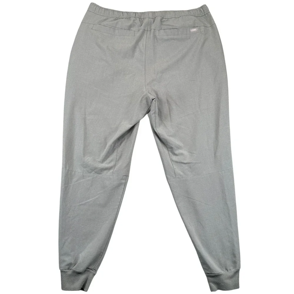 FIGS Technical Collection Jogger Scrub Pants Men XXL Heather Grey Stretch